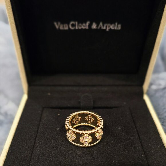 Perlée clovers ring - Picture 1 of 8